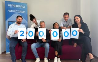il team VIPERPRO festeggia il traguardo delle 200.000 video perizie eseguite